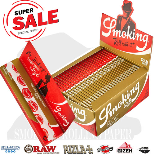 Cartine gold king size slim - gold,