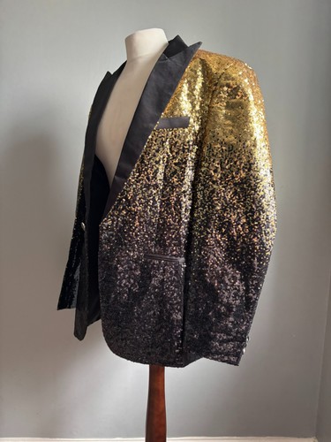 Giubbino paillettes oro - oro, grande