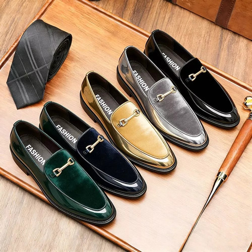 Scarpe uomo eleganti viola - eleganti,